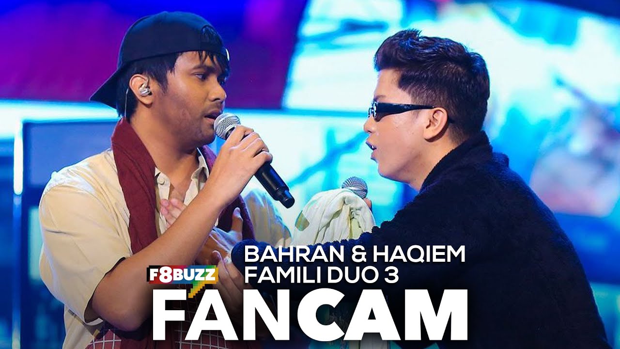 Haqiem Rusli & Ariff Bahran • JANAM JANAM, GOYANG INUL & 100 PERSEN • Famili Duo 3 • F8Buzz FanCam