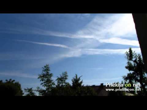 Sledi letal na nebu nad Ljutomerom