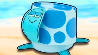 Learn To Make A Sea Turtle From Paper Cups Diy Craft Ideas On Box Yourself