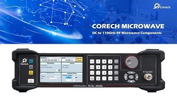 Corech Microwave 9kHz to 20GHz Signal Generators: -118dBc/Hz Phase Noise at 7GHz
