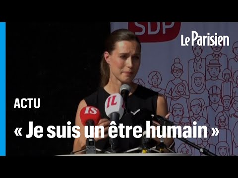 Sanna Marin au bord des larmes, après la polémique qui la touche