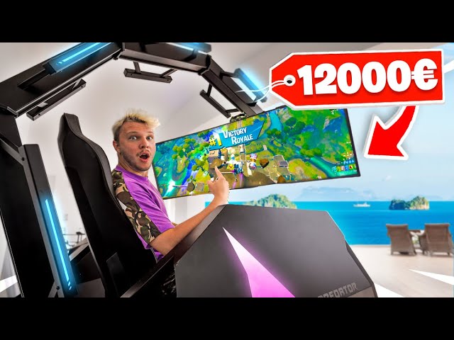 J'ai testé le SETUP le PLUS CHER du MONDE sur Fortnite (+10.000€) 