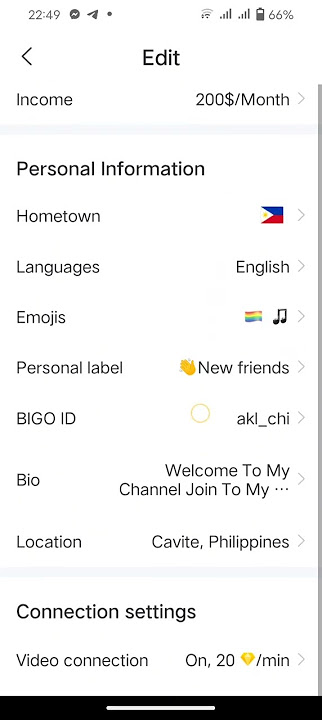 BIGO LIVE: HOW TO CHANGE BIGO ID