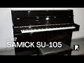 1987 Samick SU-105 Console Piano Review: Immaculate Condition and Unique Design