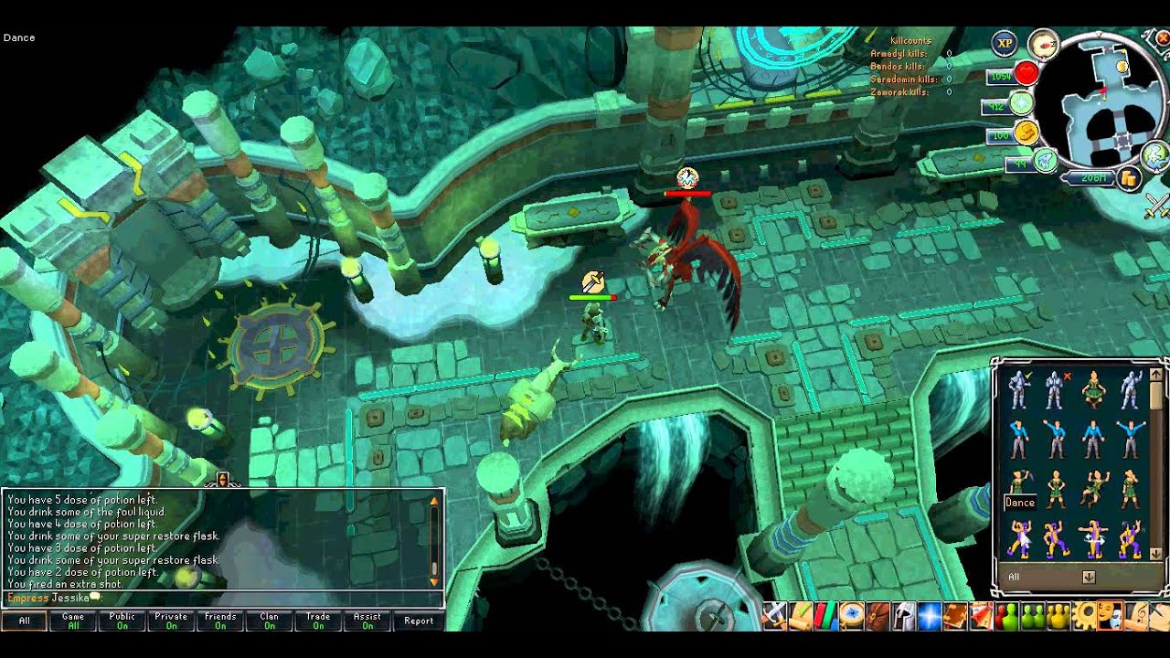 Boomscape (private server) nex drop glitch