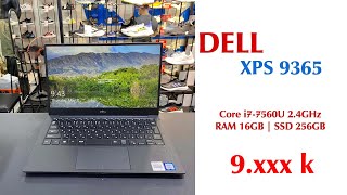 【Đã qua sử dụng】Dell XPS 9365 Core i7-7560U 2.4GHz | RAM 16GB | SSD 256GB - Đen | JapanSport