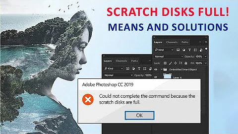 Photoshop Scratch Disk Full Error Means and Solutions | 2020