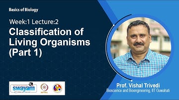 Lec 2: Classification of Living Organisms (Part 1)