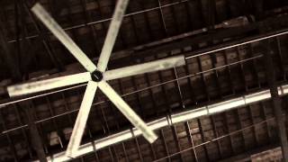 Offutt Field House has the coolest ceiling fans