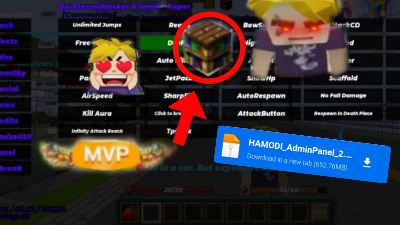 Blockman Go Admin Panel 2.101.4 (Latest!!) Download Link - YouTube