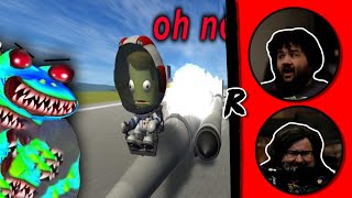 картинка: Уничтожение рекорда скорости на суше в космической программе Kerbal — @martincitopantsLIVE | РЕАК...