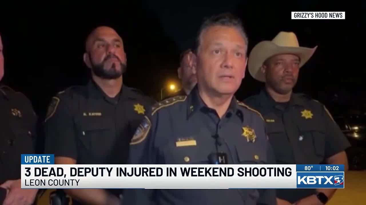 Leon County deputy shot by man accused of killing his parents before ...