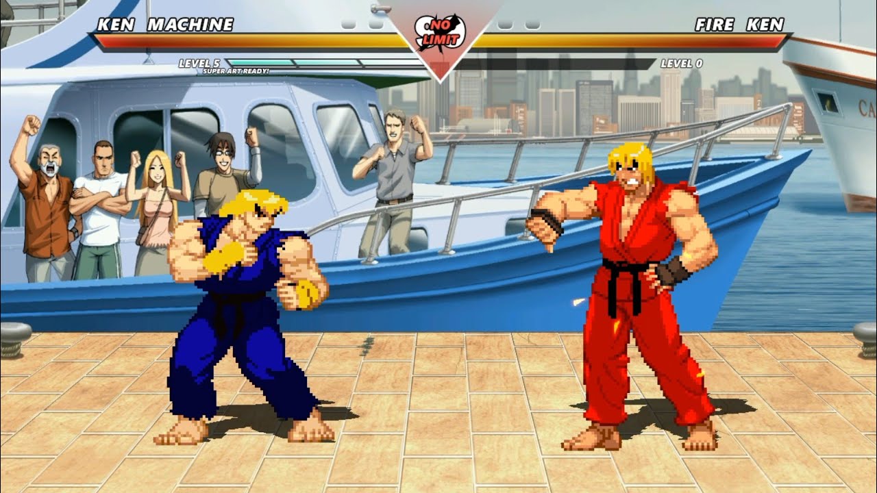 Ken Fire KEN MACHINE vs FIRE KEN - High Level Awesome Fight! - YouTube