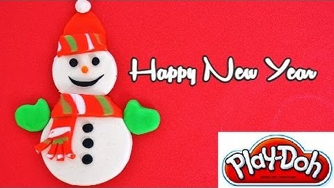 Play Doh Snowman Play Dough Snowman Playdoh Muñeco de Nieve