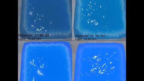 4 water models in Roblox