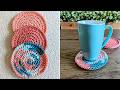 Easy 20 Minute Coaster Crochet Pattern - How to Crochet in Continuous Rounds