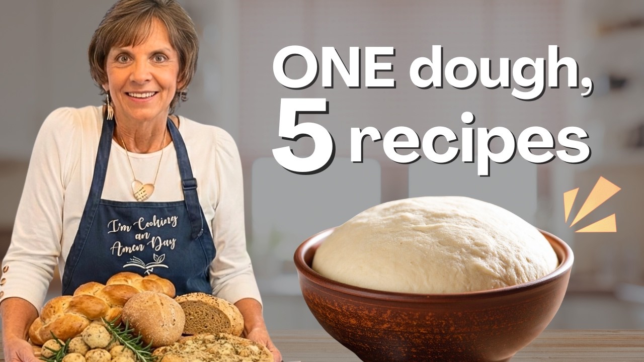 Я испекла 5 булочек из одного теста — 5 простых рецептов хлеба для приготовления дома.