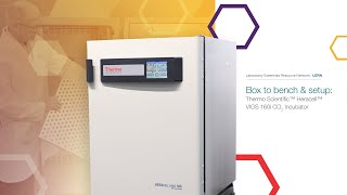 Box to bench \& setup: Thermo Scientific™ Heracell™ VIOS 160i CO2 Incubator