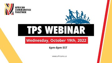 Temporary Protected Status (TPS) Seminar (October 19th, 2022)