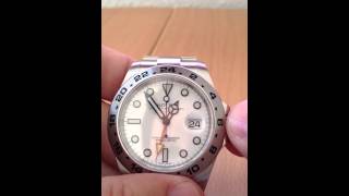 Famous Rolex Explorer II Ref 216570, federnde Zeiger Net Worth