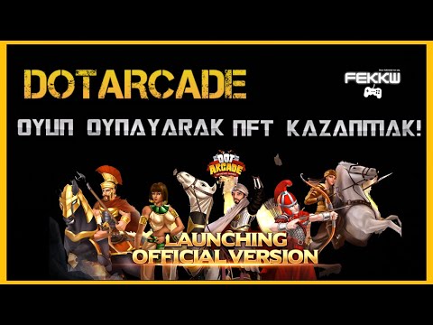 DOT ARCADE! ARCADE VE MOBA OYUN KARIŞIMINI DENEYİMLE VE PARA KAZAN! DETAYLAR VİDEODA!