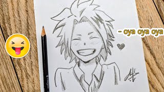 رسم بالرصاص | رسم ولد  انمي  كيوت سهل جدا للمبتدئين | رسم انمي | How to draw anime  with pencil