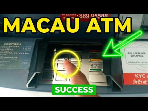 how to withdraw ATM cash ICBC bank Macau?