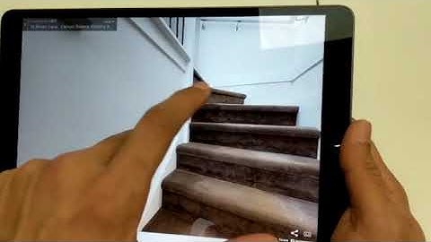 Matterport Scan working with brochure using Augmented Reality