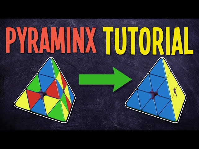 How to Solve a Pyraminx (EASY Beginner Tutorial) class=