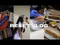 Reset vlog: new nails, sushi date, reading, opening pkgs, diy lashes, hair appt + more
