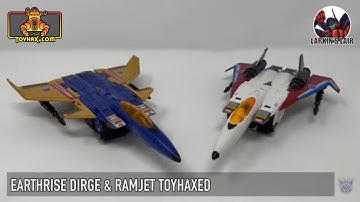 Toyhaxed! Transformers Earthrise Dirge & Ramjet, Larkin