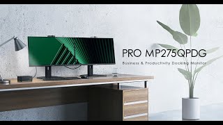 PRO MP275QPDG | Best Docking Monitor for Work and Home | MSI