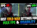 BEST PC Settings for Black Ops - Cold War! (Maximize FPS & Visibility)