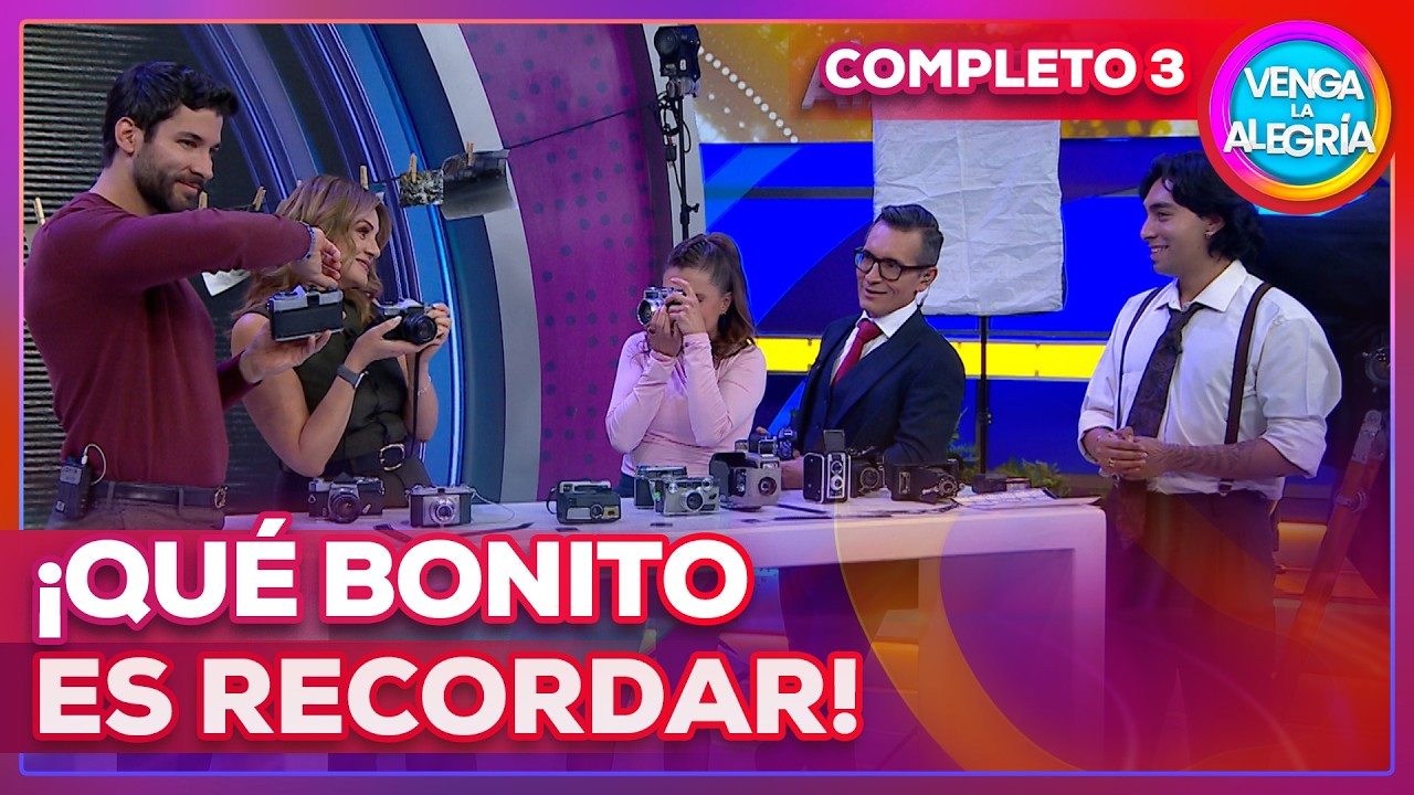 ¡Cámaras fotográficas a lo largo de los años! 📸 ¿Cómo han evolucionado? 🤩 | Venga la Alegría