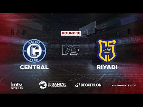 Decathlon Lebanese Basketball Championship 2025 2026 Central Vs Riyadi Round 18 