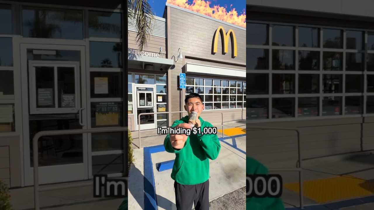 I Hid $1,000 at McDonald’s