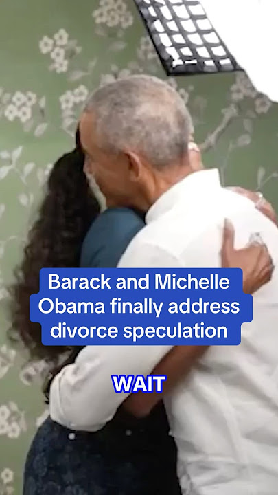 Barack Obama and Michelle Obama finally address the state of their marriage