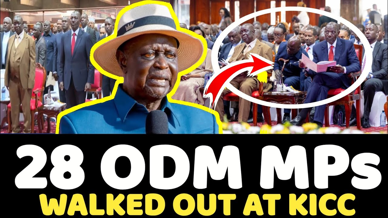 Stranded OBURU As 28 ODM MPs Walked Out On the ODM- UDA PG Meeting at KICC- KWISHA!