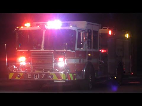 Reading Fire Department Engine 7 Responding 7/5/19
