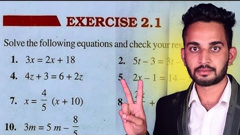 Class 8th maths chapter 2 Ex2.1 #ncert exercise 2.1#class 8th#class8th exercise 2.1