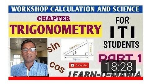 Workshop Calculation & Science : Trigonometry part-1 "Anantwar Sir "