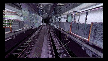The 3D Scanned Subway in Shibuya Tokyo