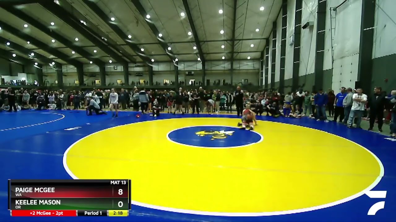132-138 Lbs 1st Place Match - Keelee Mason, OR Vs Paige McGee, WA 69bd