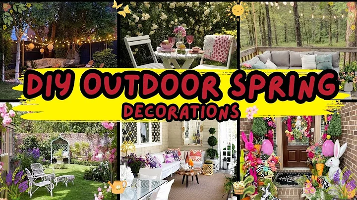 95+ Charming Spring Outdoor Decoration Ideas 2025 - Gorgeous Yard & Porch Wreath Ideas!