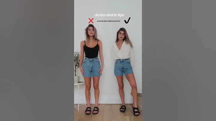 Denim shorts tips explained ❌✔️ #denimshorts #summeroutfits #summerstyle