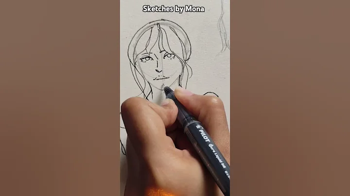 Drawing with marker and pencil #drawing #sketch #shorts