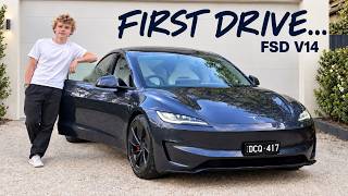 Tesla FSD V14 Surprised Me: My First Drive Tesla Fsd 14 3 8 First Drive So Close To Perfect
