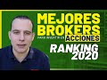 Mejores Brokers para invertir en Acciones - Ranking 2020