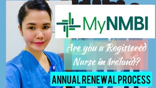 Information MyNMBI Annual Renewal Process|Annual Retention Fee||Registered Nurses in Ireland||Nurse Eva Update