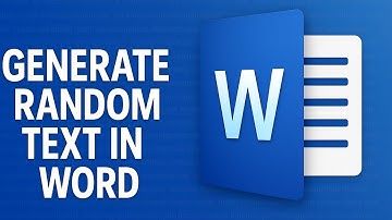 Hoe u willekeurige tekst in Microsoft Word kunt genereren
